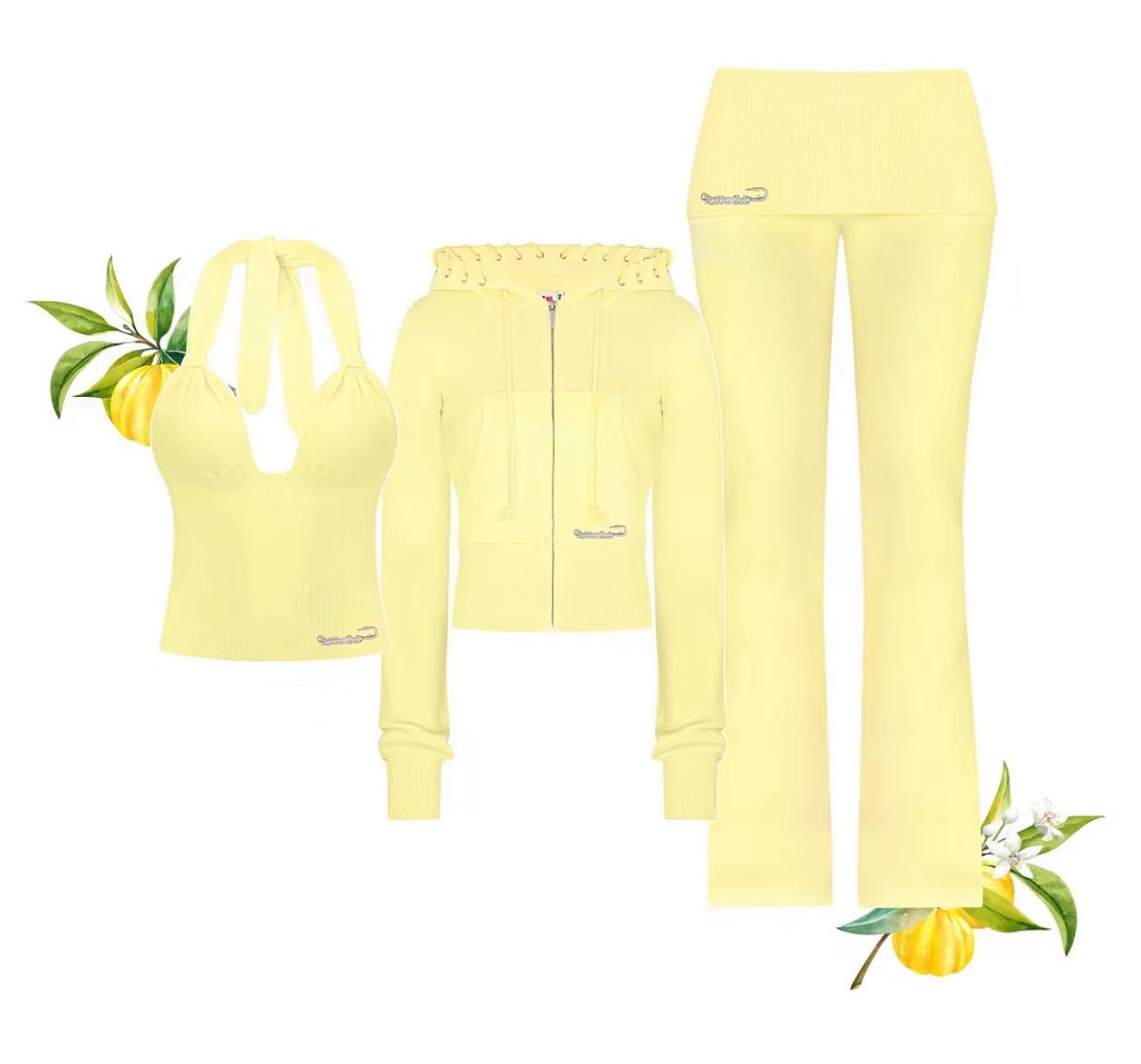 Zip up Hoodie Set