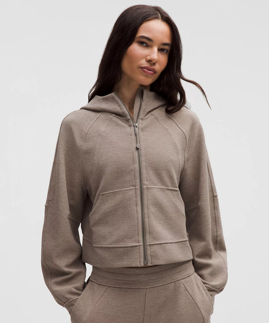Scuba Zip Up Hoodie Waffle Full Set